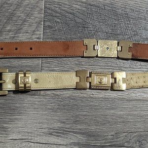 Vintage Marco Collucci ostrich belt. Size 34.